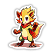 Furry Fighter - Happy Haze The Hedgehog cartoon illustration, available as stickers or digital artwork, showcasing a playful, animated fox character designed for Decal Venue's unique vinyl and digital art collection.