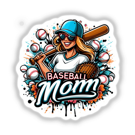 Baseball Mom Paint Splash II