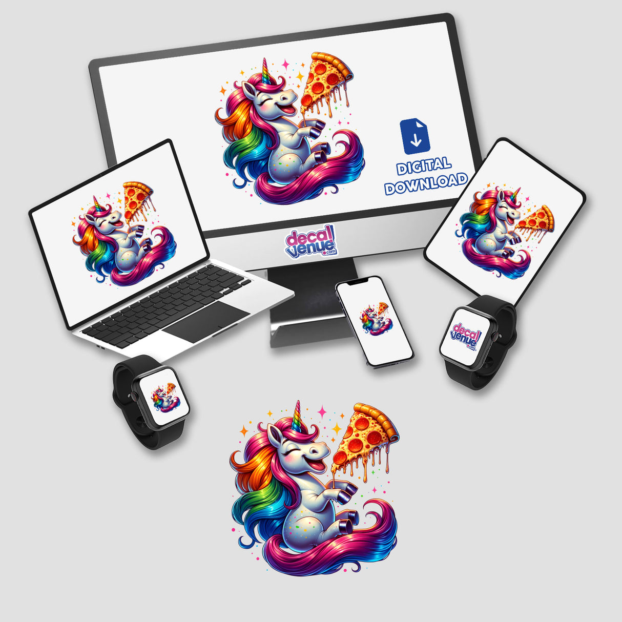 Pizza Loving Unicorn