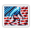 Sasquatch American Flag Stars and Stripes