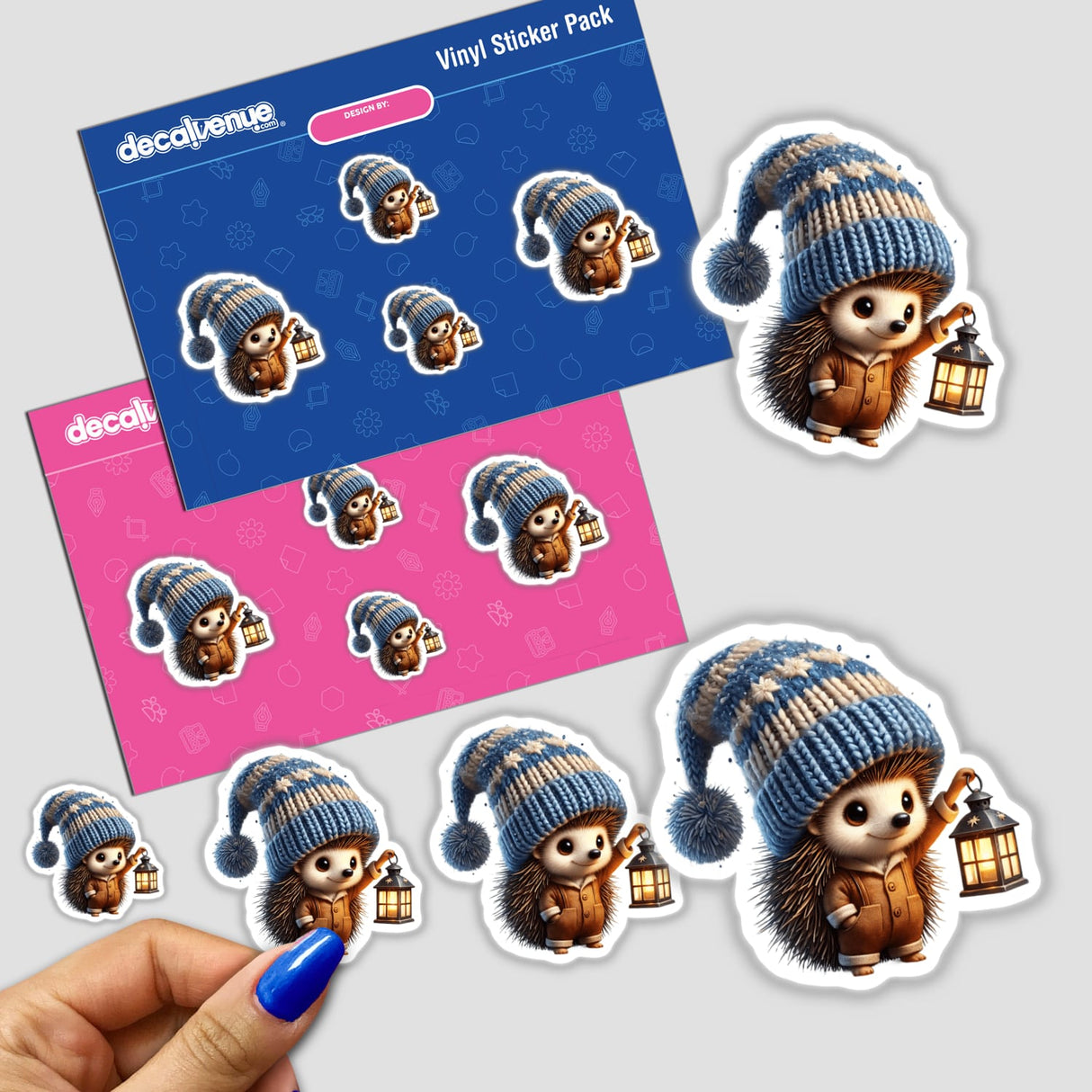 Hedgehog Gnome with Lantern