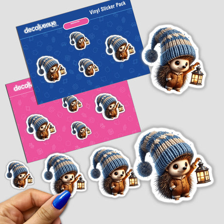 Hedgehog Gnome with Lantern