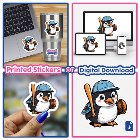 Baseball penguin
