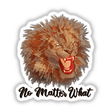 Lion_Roar sticker featuring a roaring cartoon lion with visible fangs, ideal for personalizing items. Available as vinyl or digital download, aligning with Decal Venue's unique sticker and digital art collection.