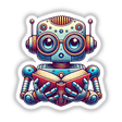 Robot in Reading Glasses Open Book
