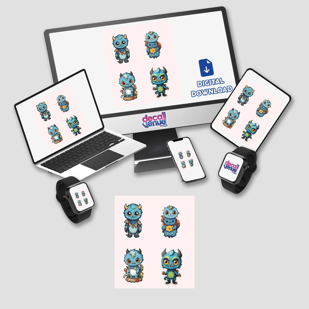 Little Monsters Stickers Pack 11