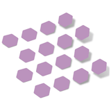 Lilac Hexagon Vinyl Wall Decals
