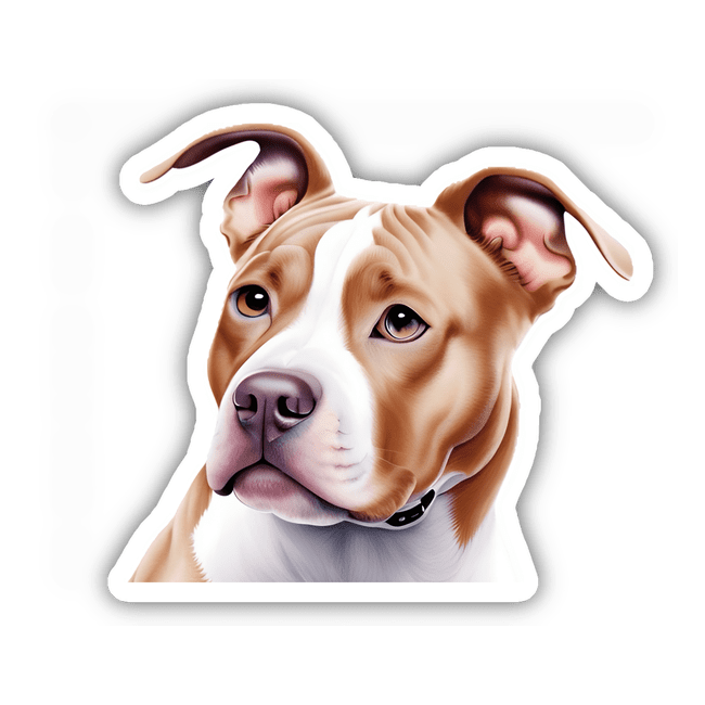 Cute Pitbull Portrait