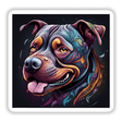 Patterned Happy Face Pitbull