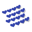 Blue Hearts Vinyl Wall Decals