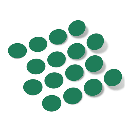 Green Polka Dot Circles Wall Decals