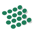 Green polka dot circles decorative wall decals