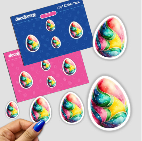 Colorful Decorated Easter Egg