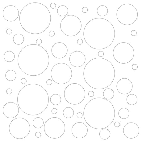 Set of 300 Polka Dot Circles Vinyl Wall Decals Stickers - Assorted Sizes