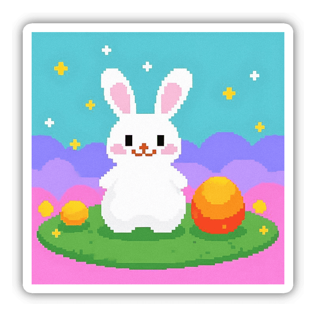 “I got the best one!” Easter bunny rabbit
