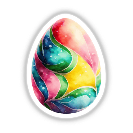 Colorful Decorated Easter Egg