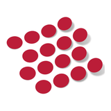 Red Polka Dot Circles Wall Decals