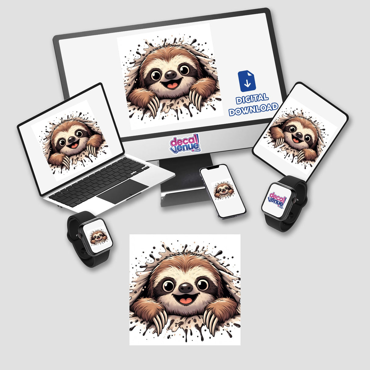 Peeking Sloth