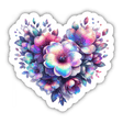 Iridescent Floral Heart