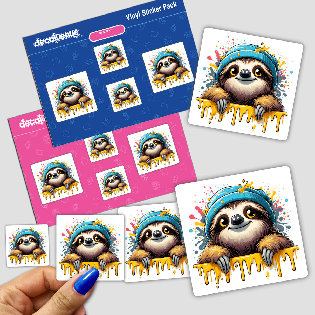 Splash of Color Sloth