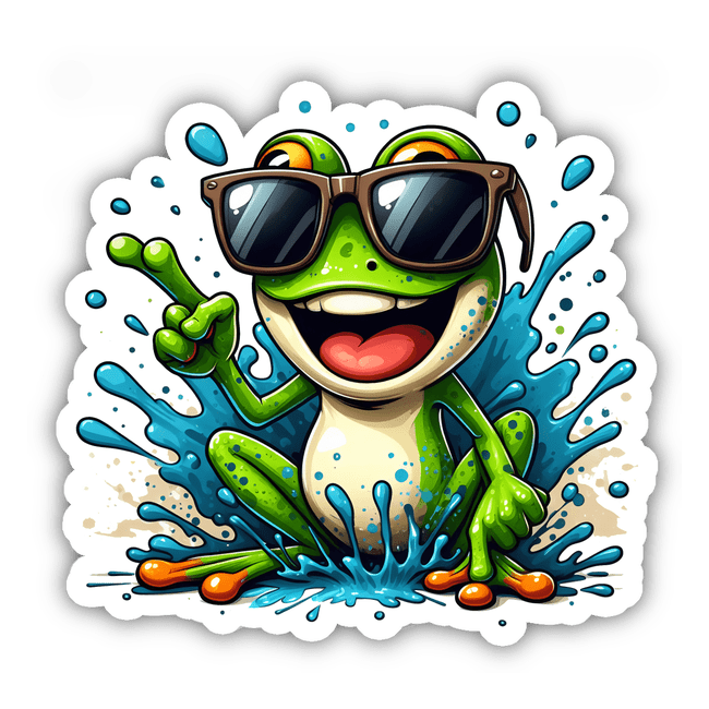 Water Splash Tree Frog