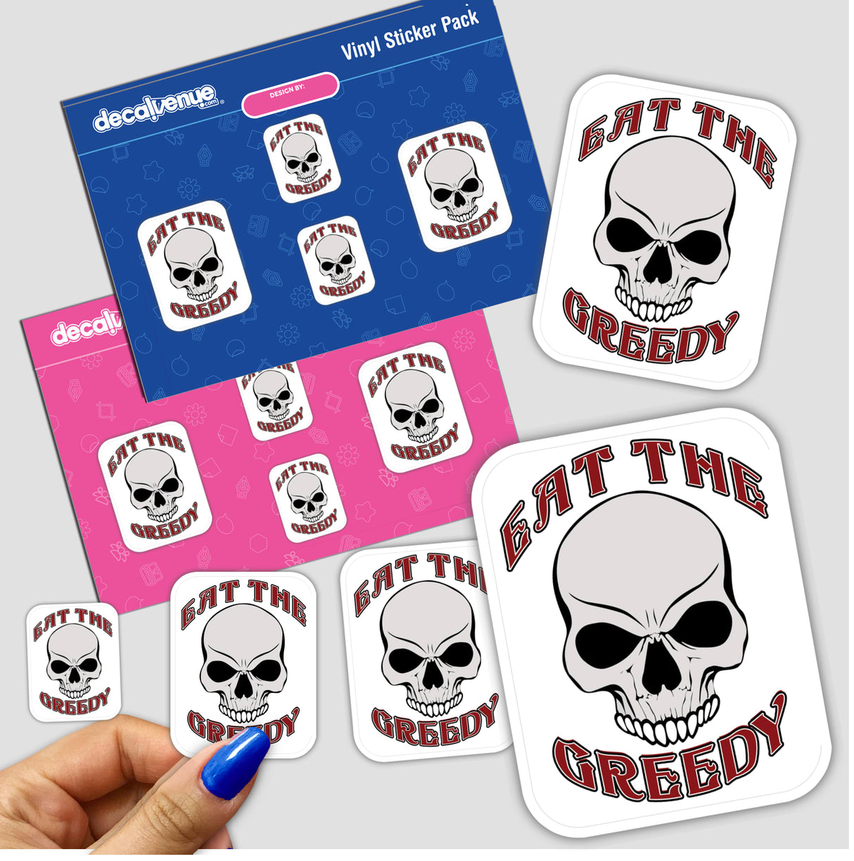 Eat the Greedy with skull