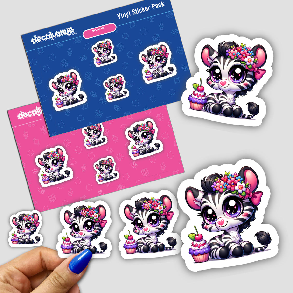 Cute Baby Zebra Sticker