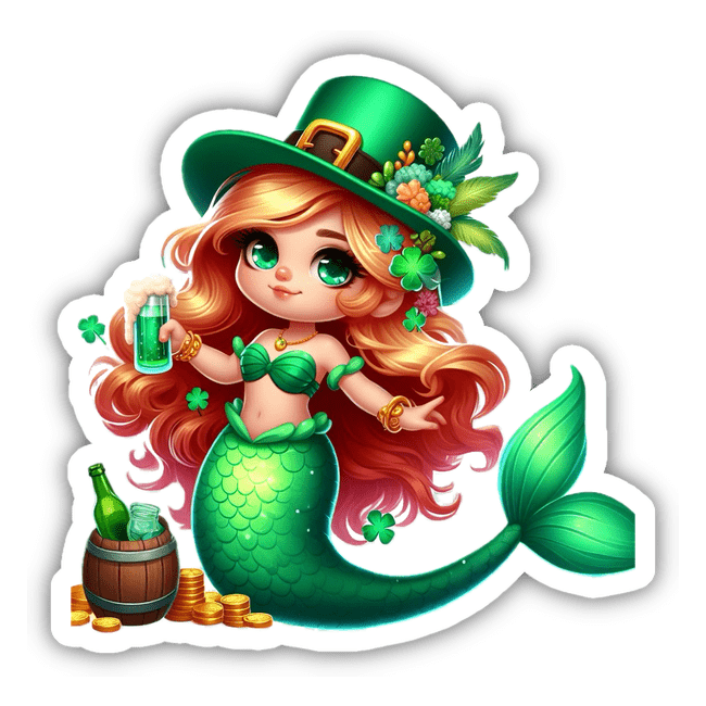 Green Shot Mermaid