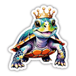 Watercolor Crowned Turtle II