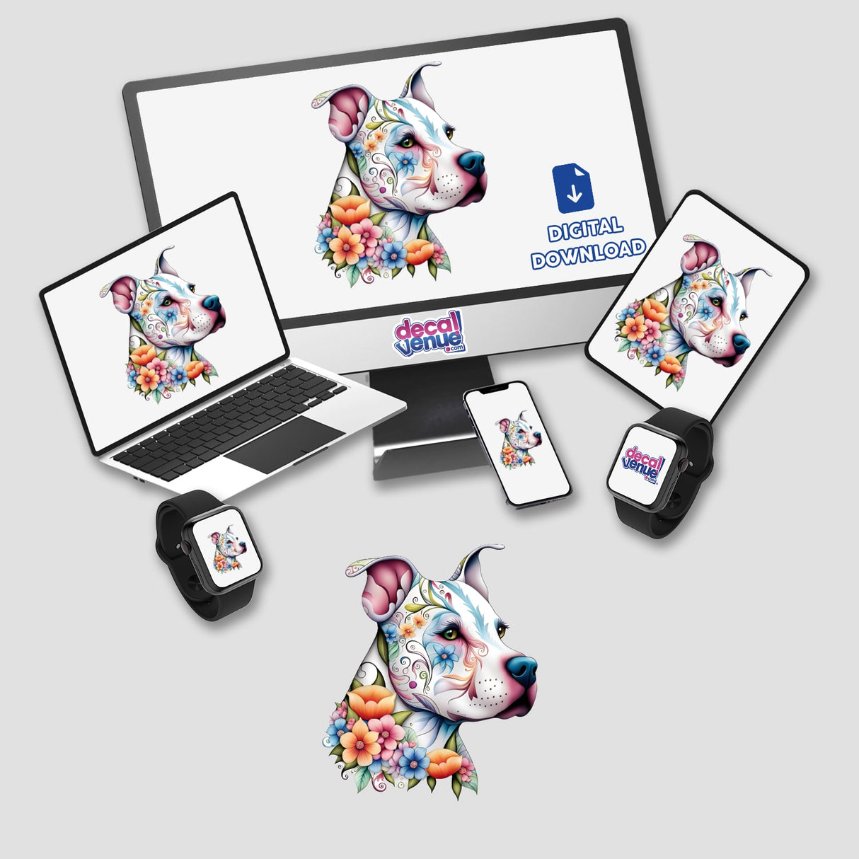Floralicious Pitbull w/ Long Lashes
