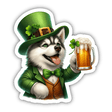 St Patricks Day Husky Cheers