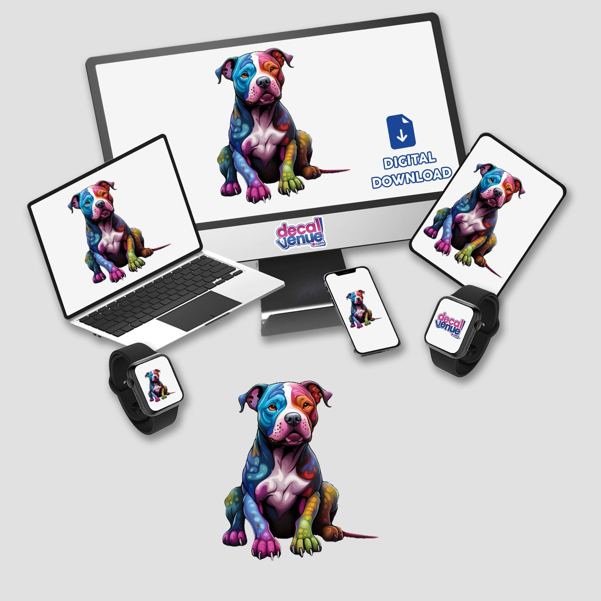Color Patch Pitbull