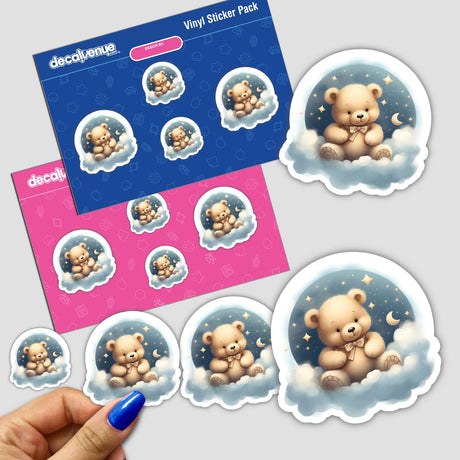 Cute Sleeping little Teddy Bear Sticker