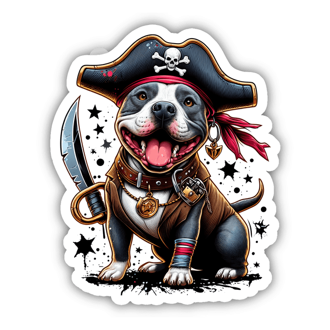 Happy Pirate Pitbull