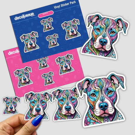 Pastel Sugar Skull Pitbull