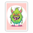 Adorable Angry Green Monster