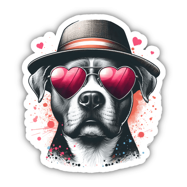 Pit in a Hat Cool Kat Pitbull