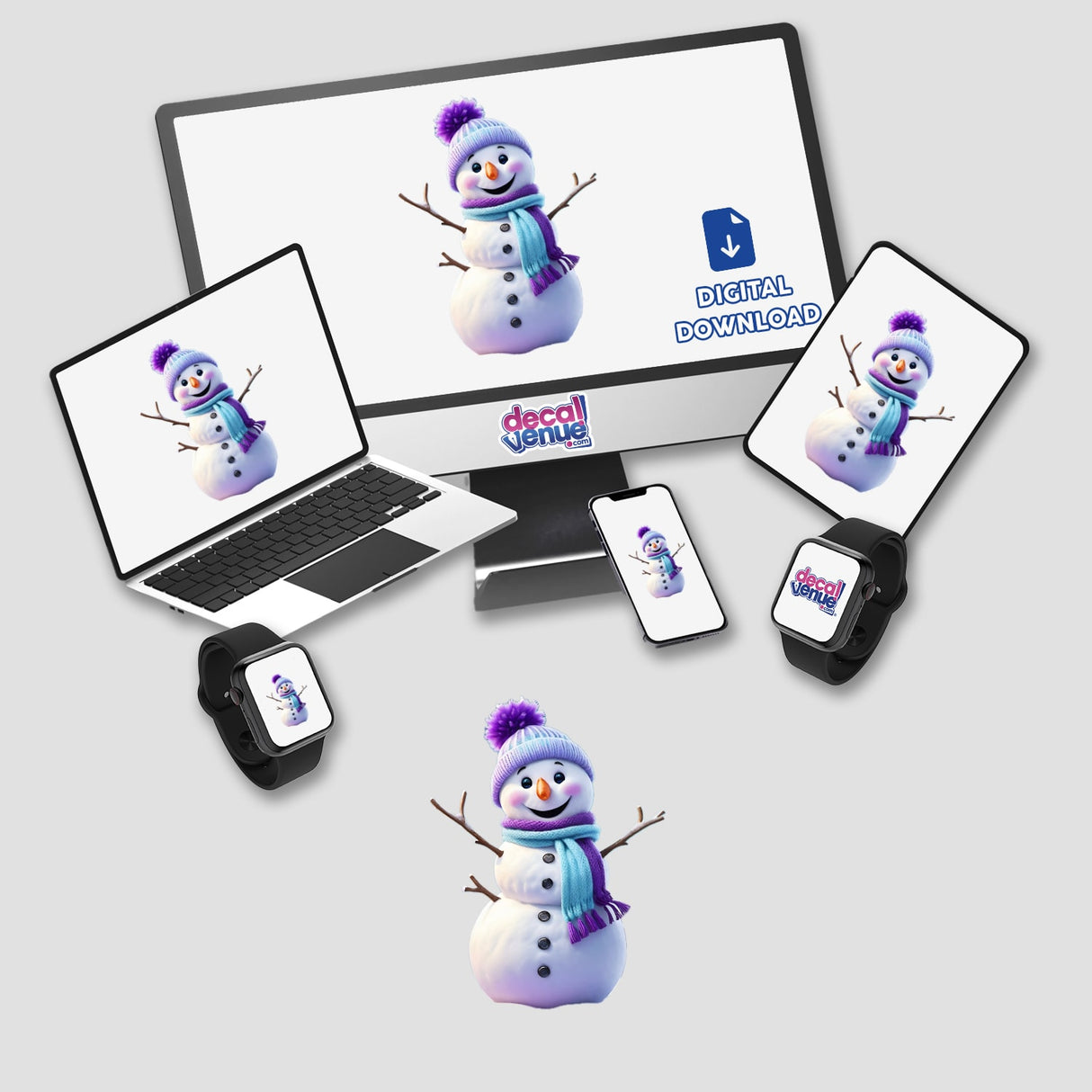 Smiling Snowman