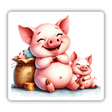 Jolly Mama Pig and Piglets