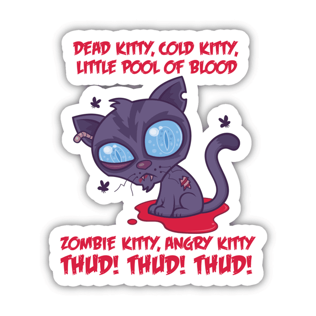 Dead Cold Angry Zombie Kitty