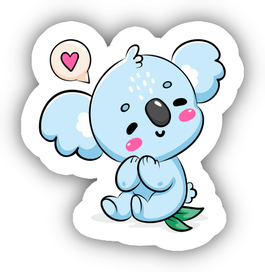Cute Koala Bear Sticker
