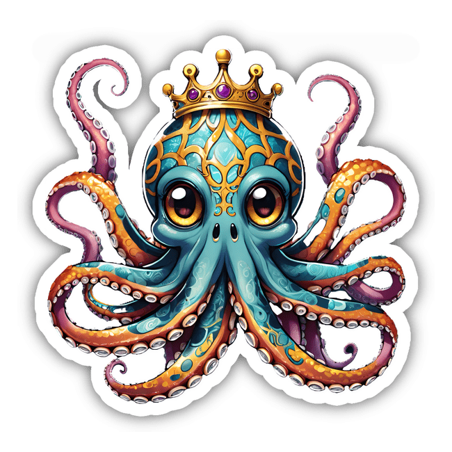 King of the Sea Turquoise Octopus