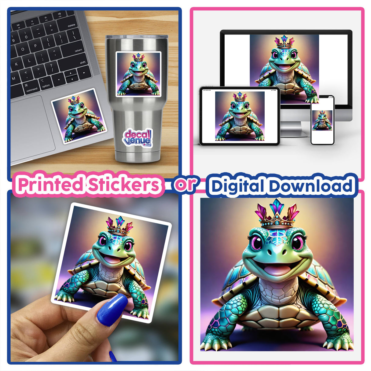 Smiling Turtle w/Background