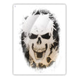 Splattered skull