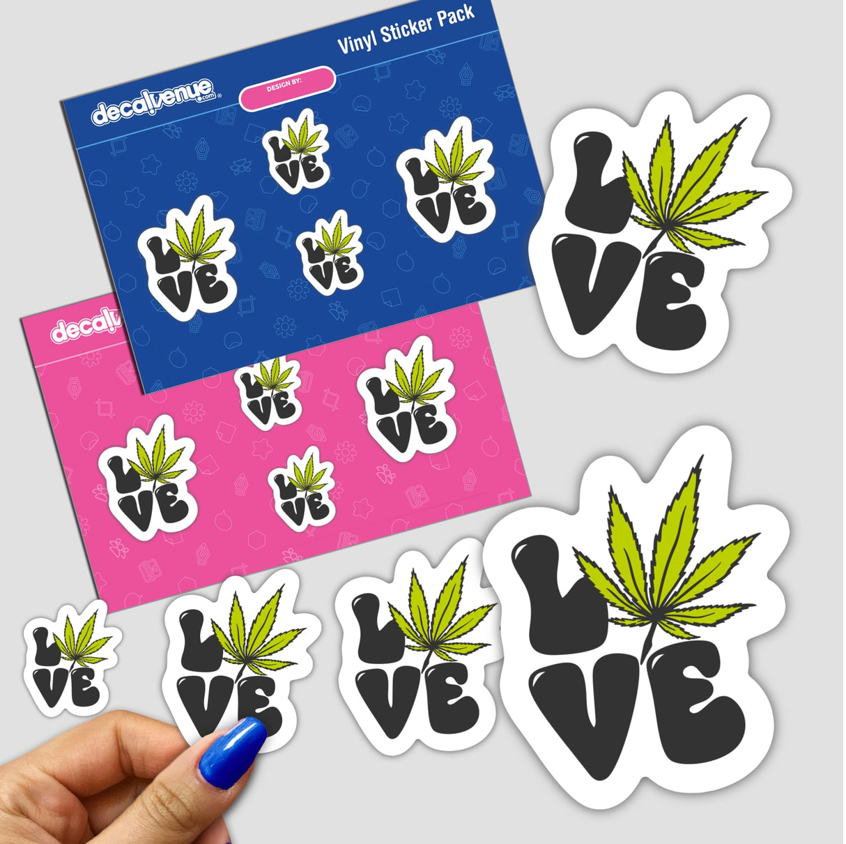 Love Marijuana Sticker