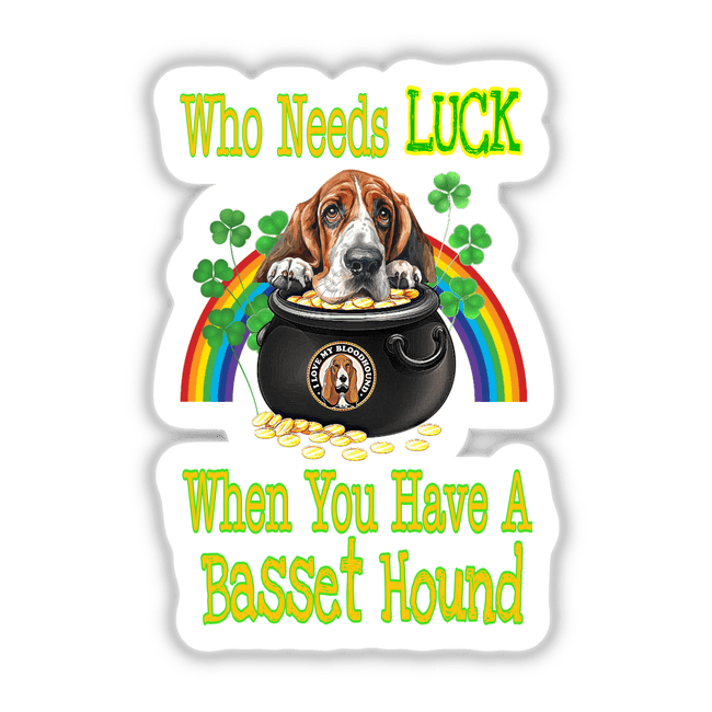 Basset Hound St. Patrick's Day
