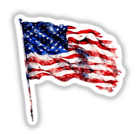 American Flag watercolor