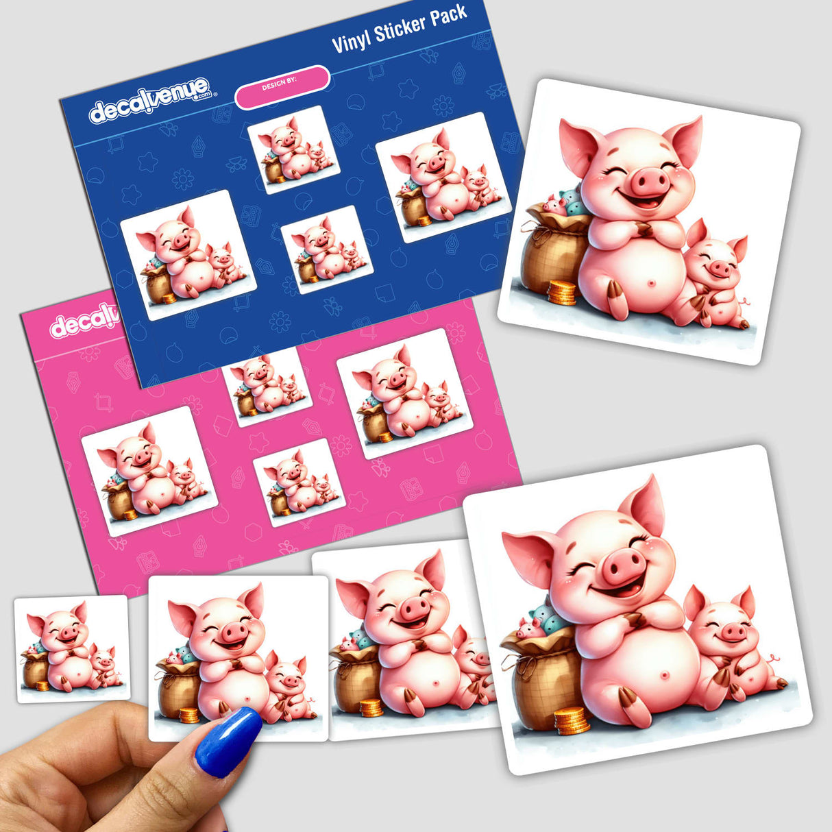 Jolly Mama Pig and Piglets