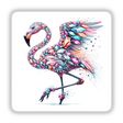Jeweled Watercolor Flamingo Bird