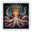 King of the Sea Orange Octopus w/ Background
